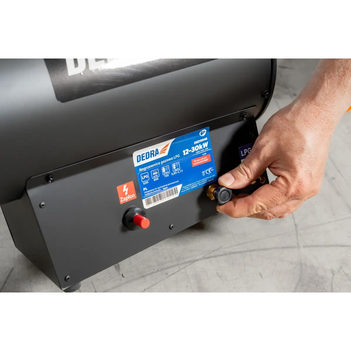 Plinski grijač, 12-30kW | DEDRA - Image 14