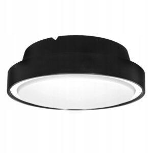 Stropna svjetiljka sa senzorom pokreta 2xE27, 30cm | crna