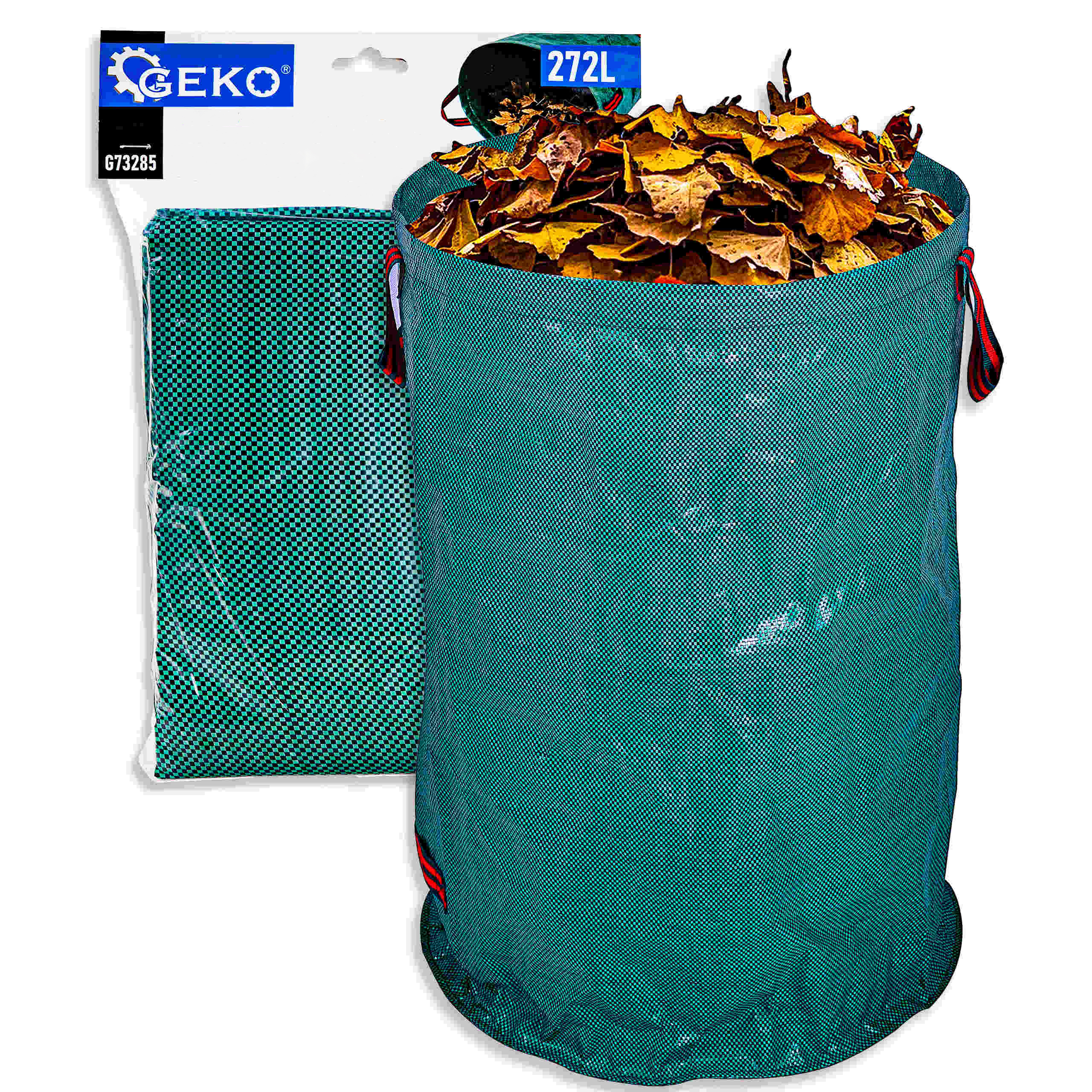Vreća za vrtno lišće, 272L, zelena | GEKO
