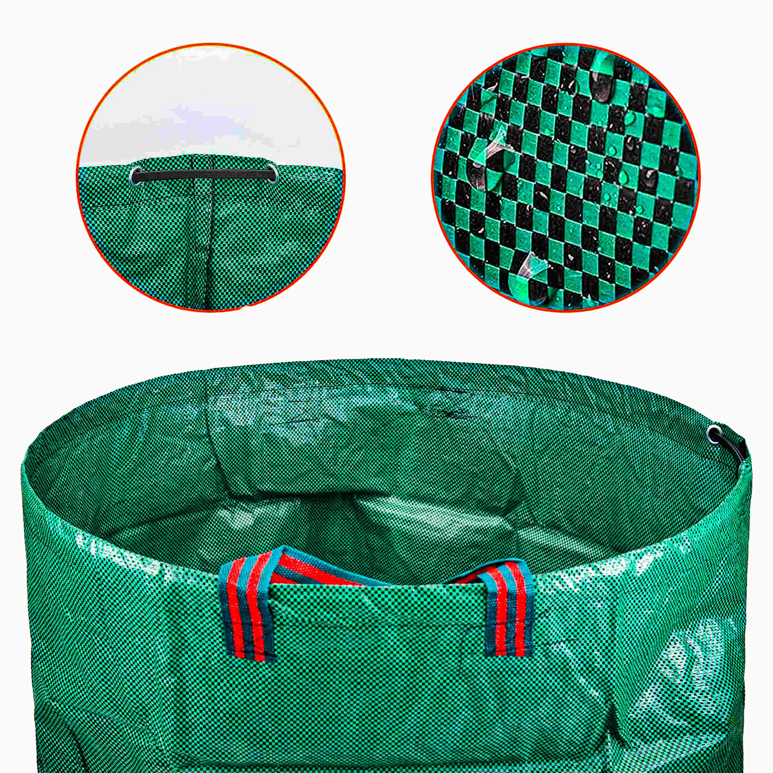 Vreća za vrtno lišće, 272L, zelena | GEKO - Image 6