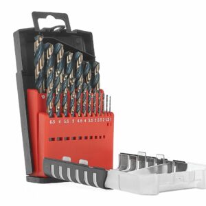 Set HSS svrdla za metal, 19 dijelova, 1,0-10,0 mm | GEKO
