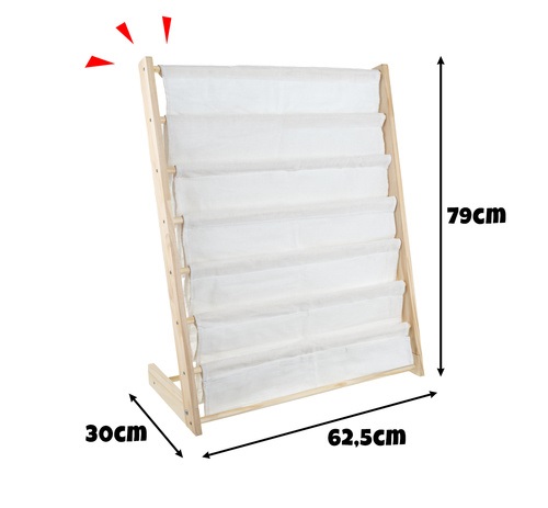 Dječja polica za knjige, 79x62,5x30cm | Kruzzel - Image 2