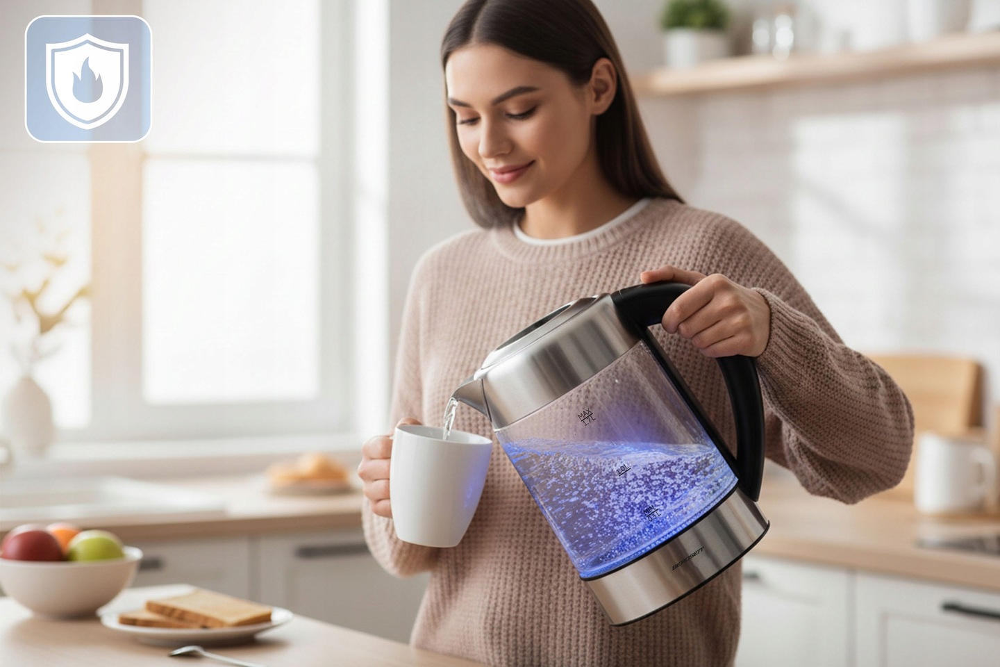 Instant kuhalo za vodu BD-714, 1,7 l, 2200 W | Berdsen - Image 10