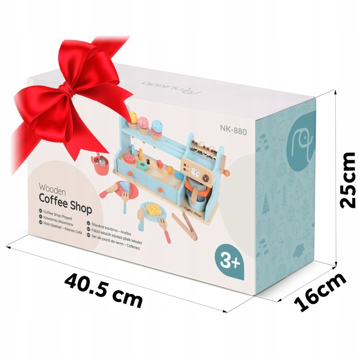 Drveni kafić za djecu NK-880 | Nukido - Image 2
