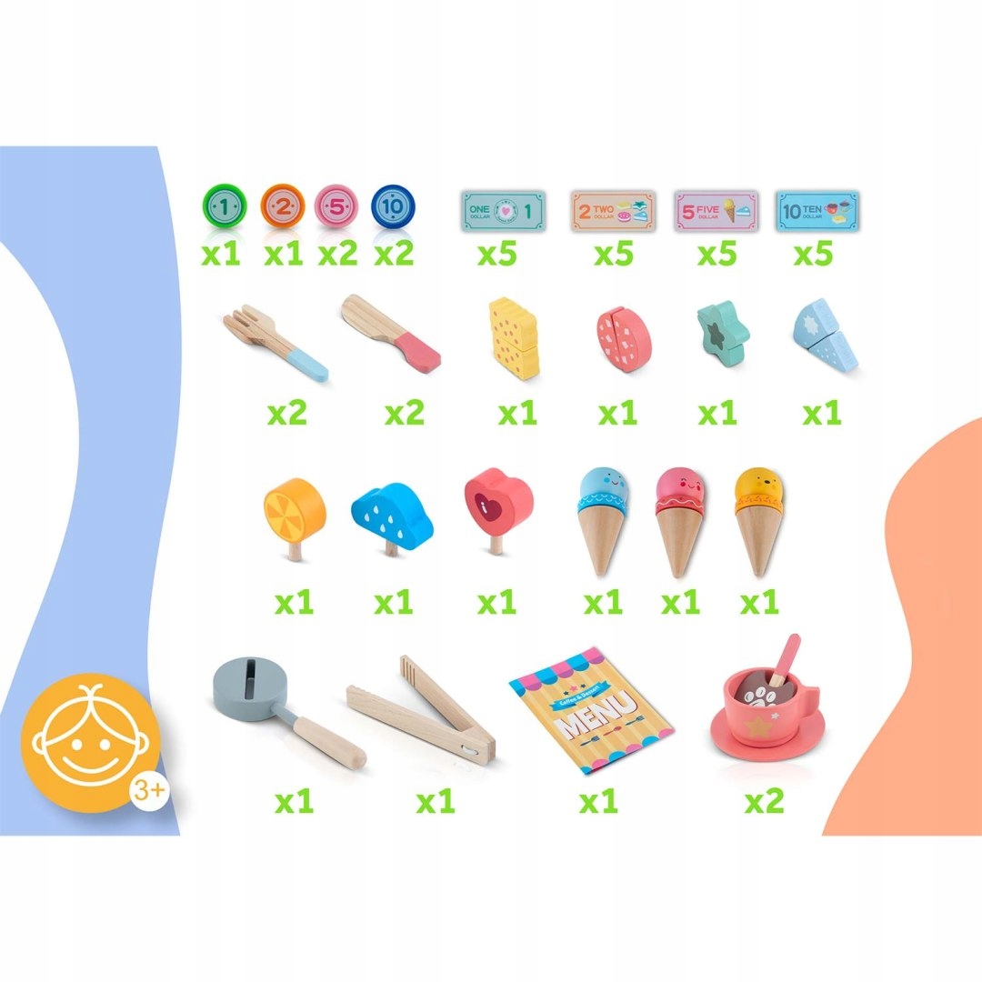 Drveni kafić za djecu NK-880 | Nukido - Image 6