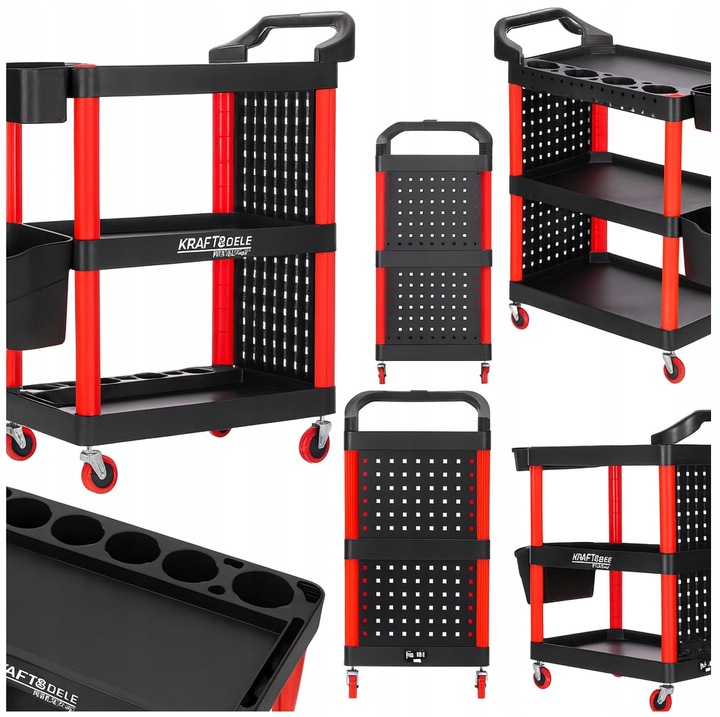 Radionička kolica, 3 police | KD1076