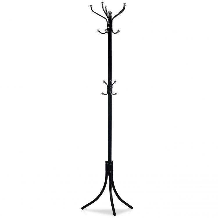 Metalna vješalica za kapute, 185 cm, crna | ModernHome - Image 3