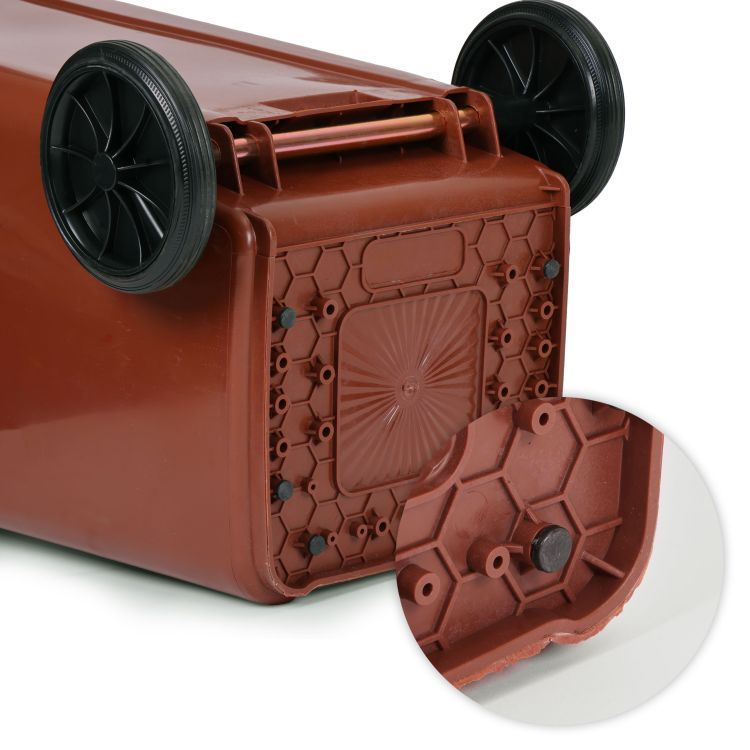 Kanta za BIO otpad, 120L | smeđa - Image 8