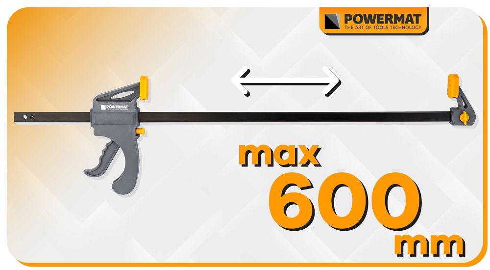 Stolarska stezaljka, 600x60mm | PM-SSD-24T - Image 17