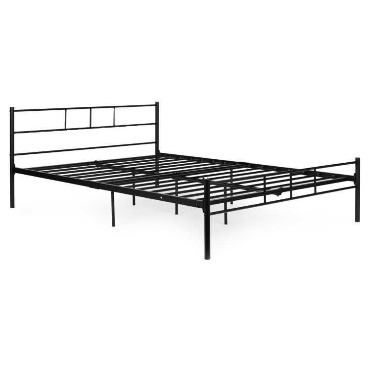 Metalni krevet, 160x200cm, crni osnovni okvir | ModernHome - Image 3