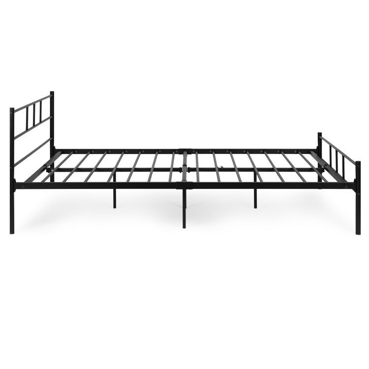 Metalni krevet, 160x200cm, crni osnovni okvir | ModernHome - Image 4