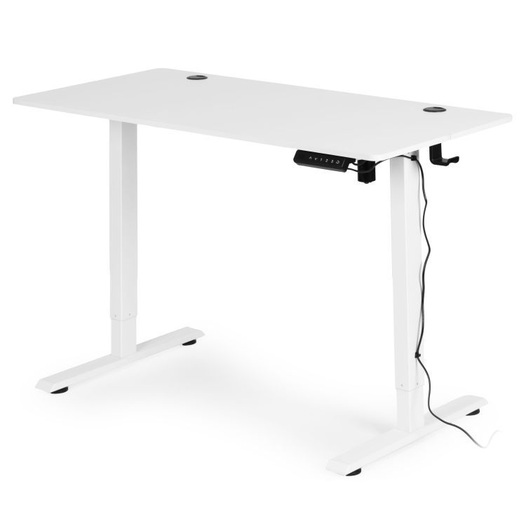 Električno podesivi stol, 120x60cm, bijeli | ModernHome - Image 6