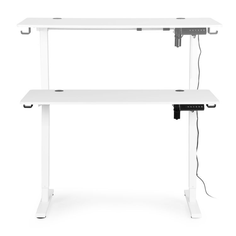 Električno podesivi stol, 120x60cm, bijeli | ModernHome - Image 7