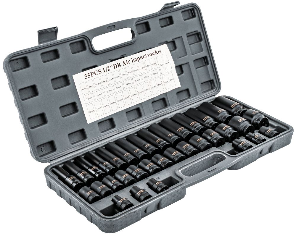 Set nasadnih ključeva, 35 komada, 8-32 mm | PM-ZNU-832T - Image 2