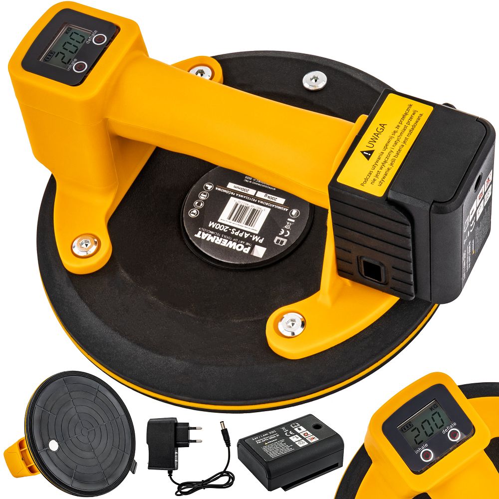 Vakuumska vakuumska čašica za pločice i staklo, 200 kg | PM-APPS-200M