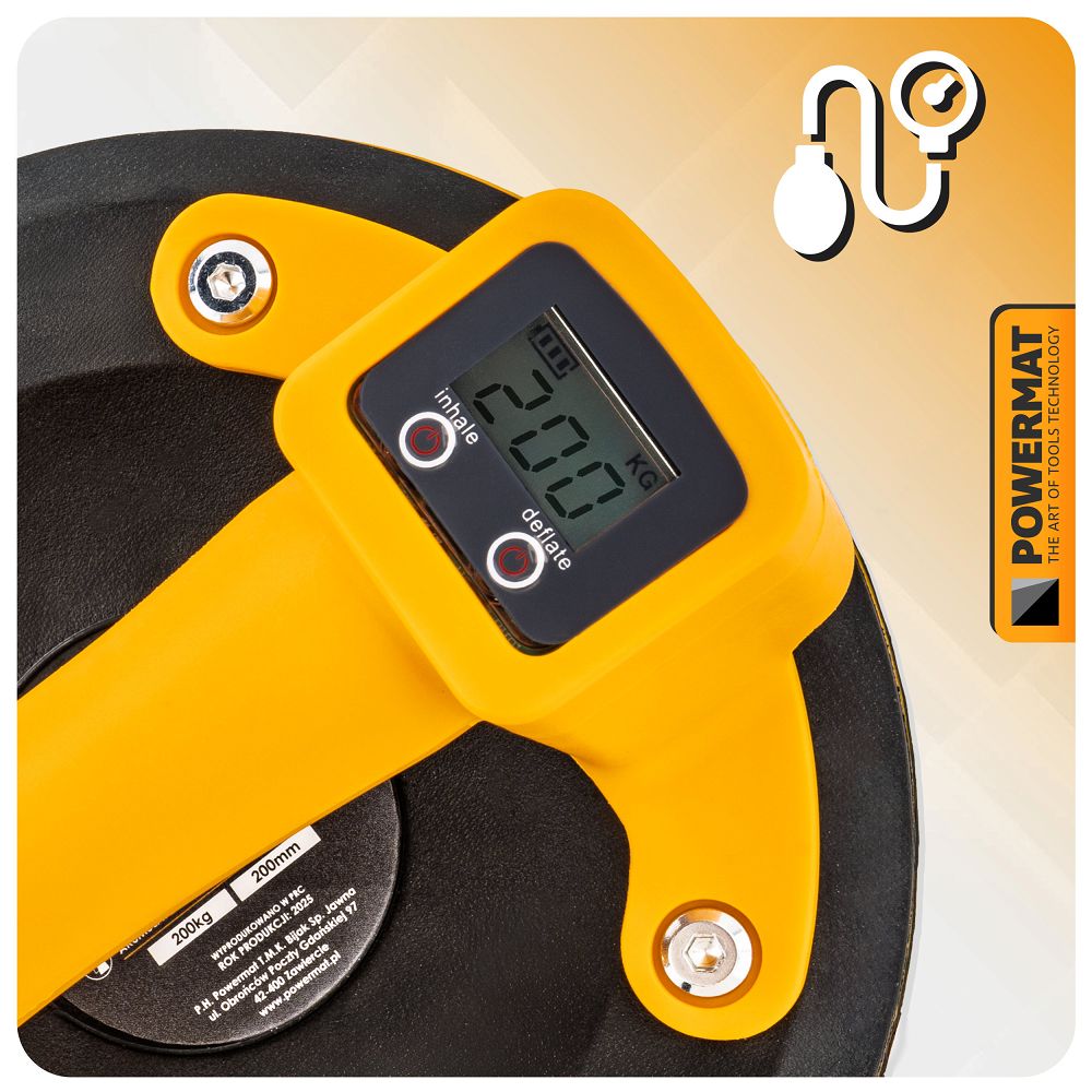 Vakuumska vakuumska čašica za pločice i staklo, 200 kg | PM-APPS-200M - Image 10