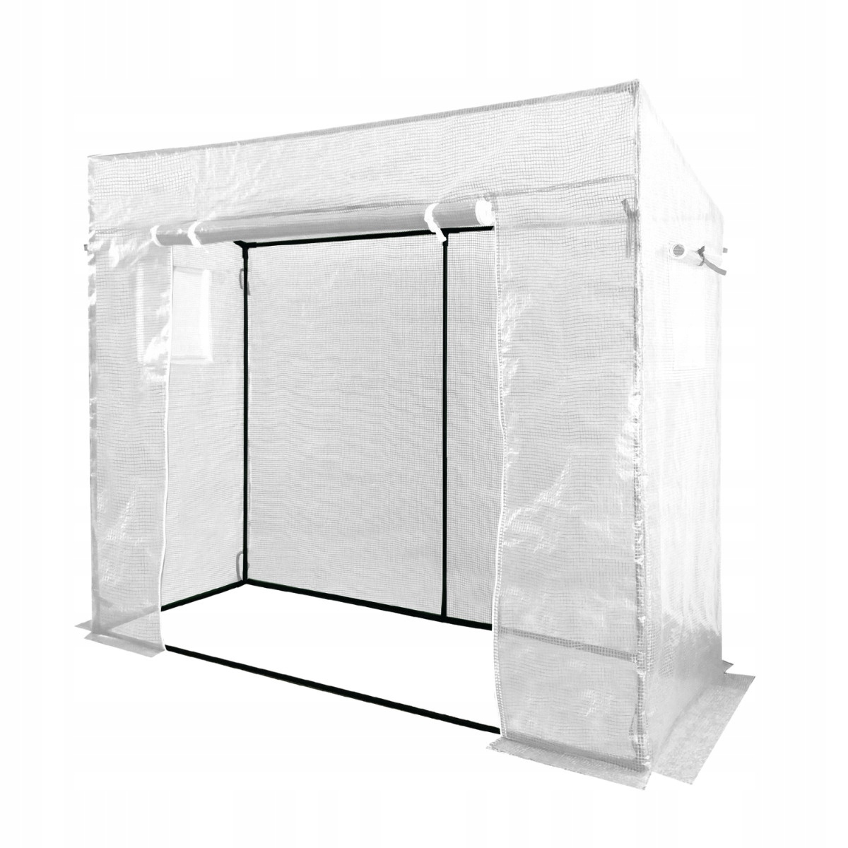 Vrtni staklenik, 200x77cm, bijeli | 1,6m2 - Image 4