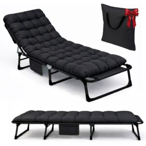 Vrtna ležaljka ChillWell Dream, crna | Sofotel