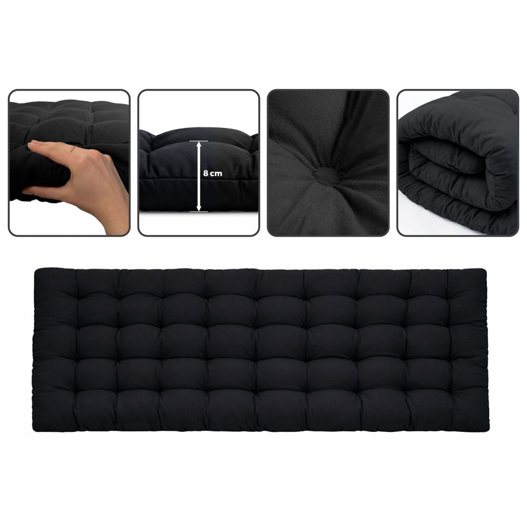 Vrtna ležaljka ChillWell Dream, crna | Sofotel - Image 4