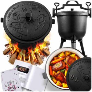 Emajlirani kuhalo za vodu od lijevanog željeza BD-481, 8L | Berdsen