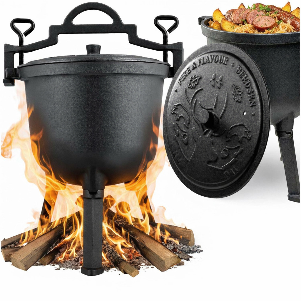 Lijevano željezni kotao, BD-482, 11L | Berdsen