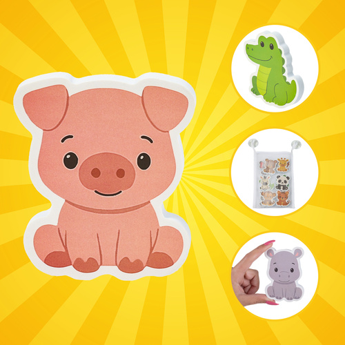 Naljepnice od pjene za kadu, životinje, 12 kom | Kruzzel - Image 4