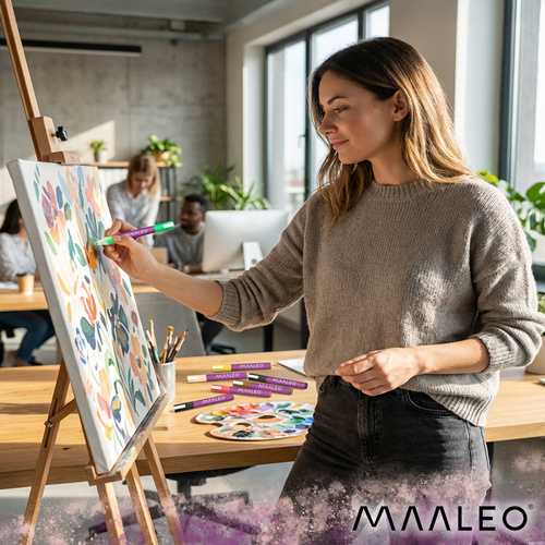 Akrilni markeri, 8 kom, 8 ml | Maaleo - Image 8