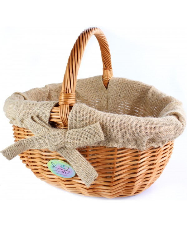 Pletena košara za gljive | 42x31cm