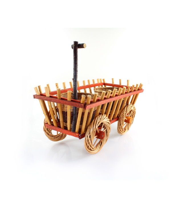 Staljak za cvjetne posude, 80x45x35 cm | kolica