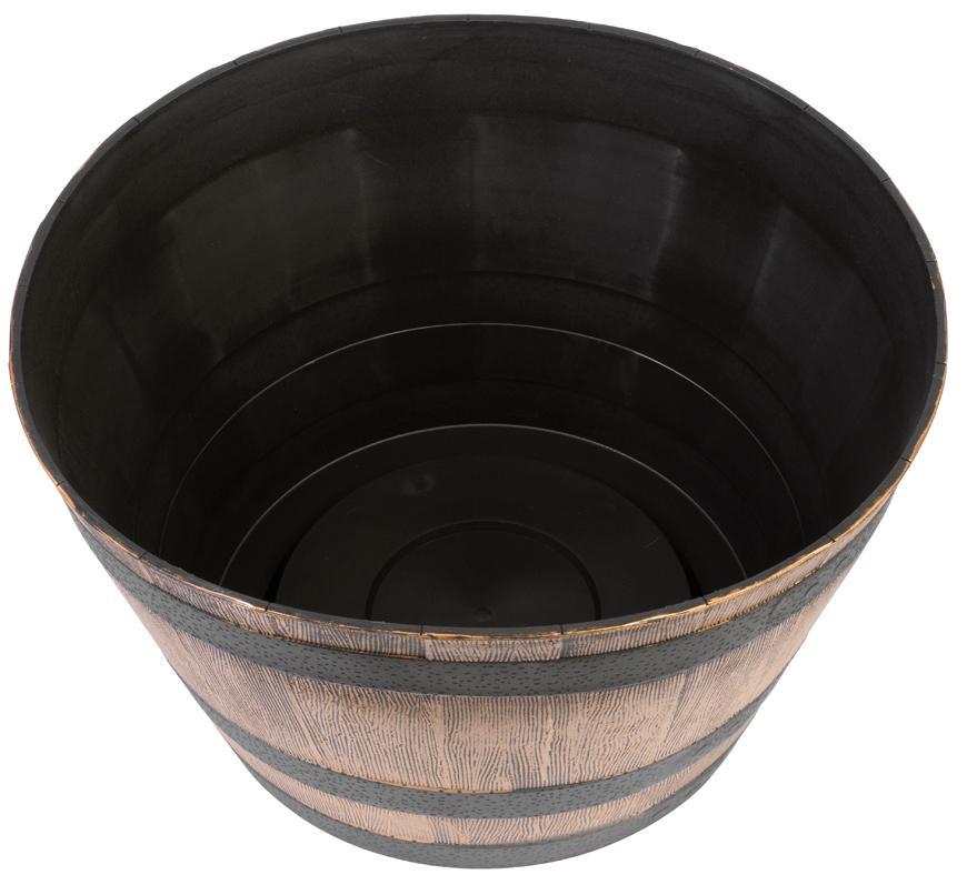 Woodeff žardinjera, 50x30cm, efekt drva | Strend Pro - Image 2