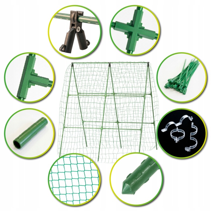 Podupirač za biljke s mrežom, 1,8x2,7m | Garden Line - Image 2