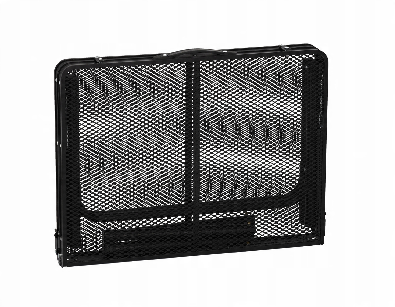 Sklopivi turistički stol, 90x60x40/70cm | crni - Image 3