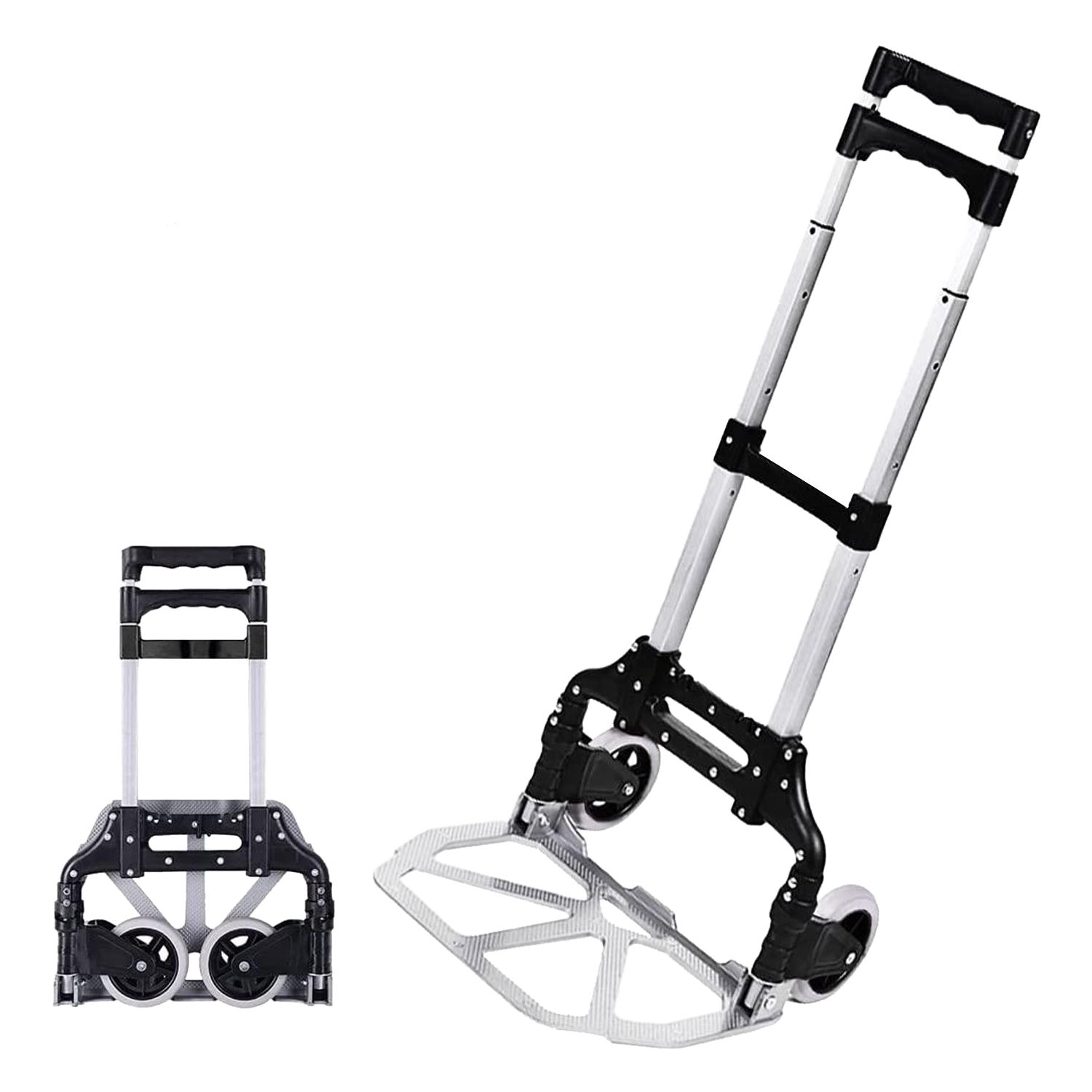 Transportna kolica, aluminijska, 70 kg | sklopiva