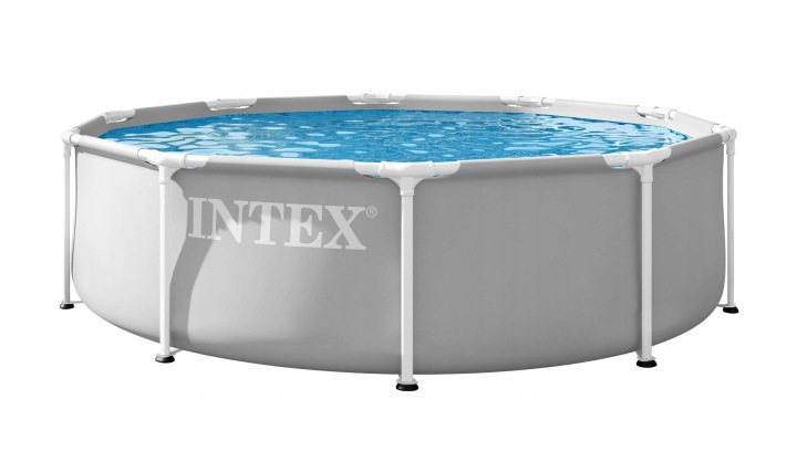 Vrtni bazen s okvirom 6u1, 305x76cm, sivi | INTEX - Slika 3