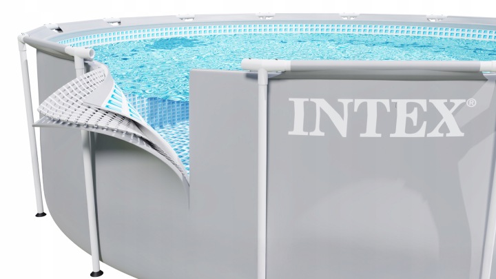 Vrtni bazen s okvirom 6u1, 305x76cm, sivi | INTEX - Slika 4