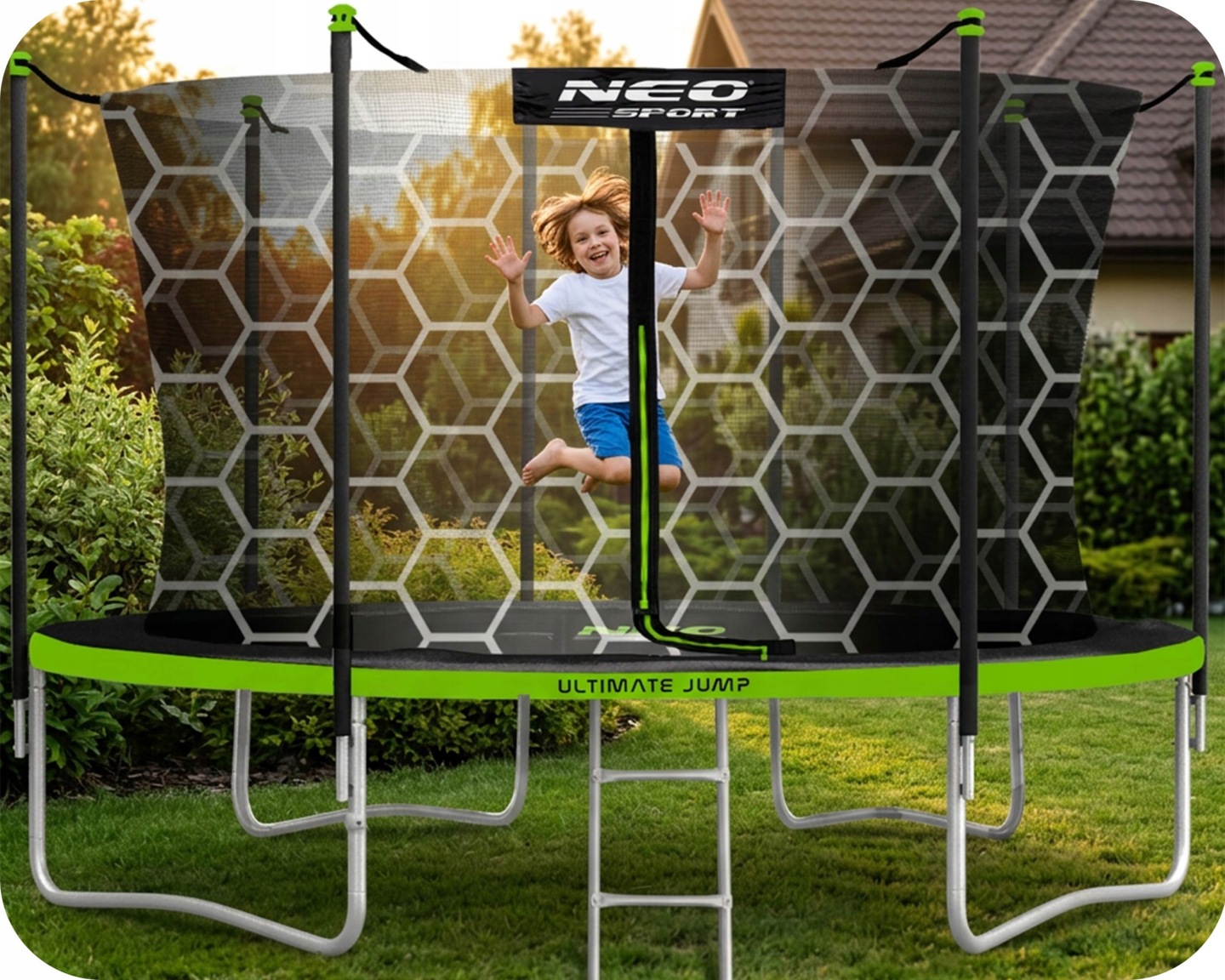 Unutarnja sigurnosna mreža za trampolin, 435 cm | Neo-Sport - Slika 7