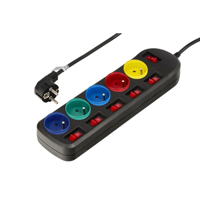 Produžni kabel, 5 utičnica, 3 m | KD4001-CZ
